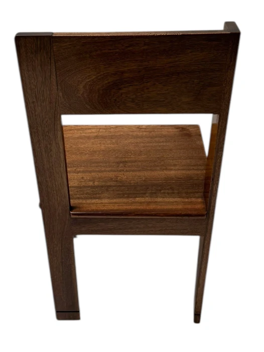 Art Deco Side Chair by J.A. Muntendam, Walnut, Dutch Design, 1920s